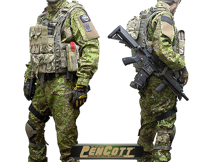 RAG Industries "PU" In PenCott Camouflage Popular Airsoft To