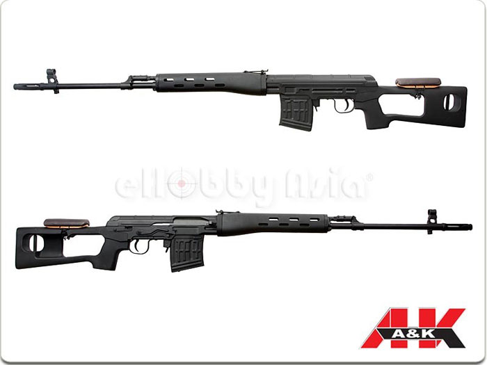 A&K SVD CO2 Bolt Action Sniper Rifle | Popular Airsoft: Welcome To The ...