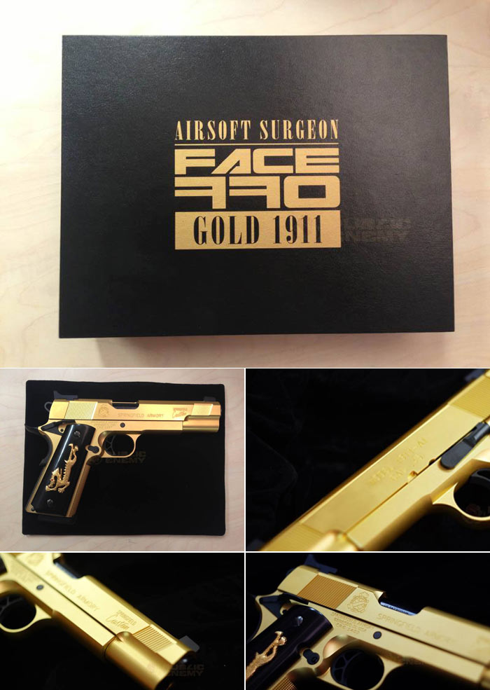 Airsoft Surgeon Face/Off Gold 1911 | Popular Airsoft: Welcome To The