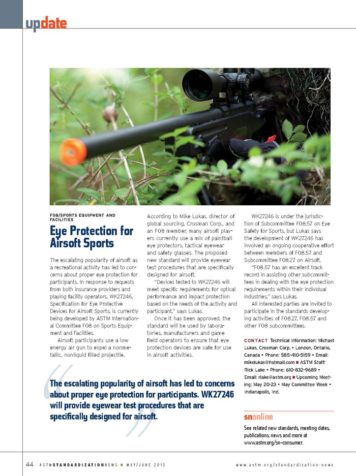 ASTM Airsoft Eye Protection News Popular Airsoft To The Airsoft World