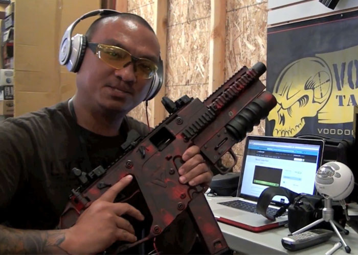 custom painted kwa kriss vector popular airsoft