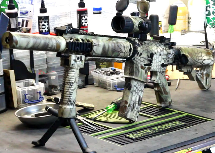 Kryptek Highlander Custom Paint Job Popular Airsoft