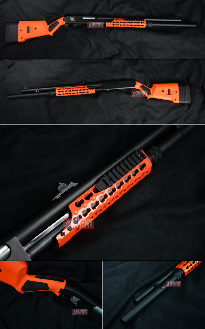 Bunny Custom APS CAM 870 Shotgun Popular Airsoft