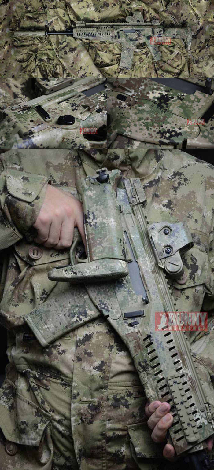 Bunny Custom ARX160 In Vegecam Popular Airsoft