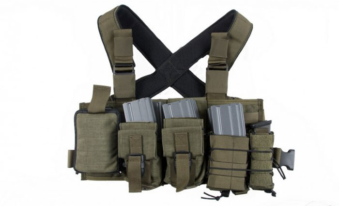 SAG Chest Rig in Mutlicam and OD | Popular Airsoft