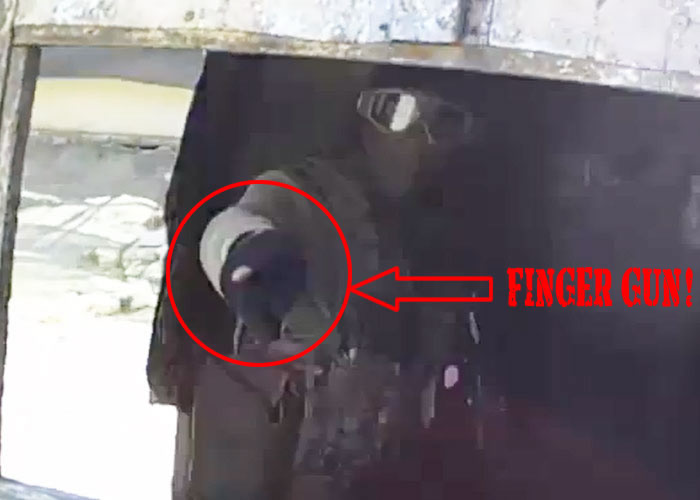The Amazing Finger Gun In Action! Popular Airsoft To The