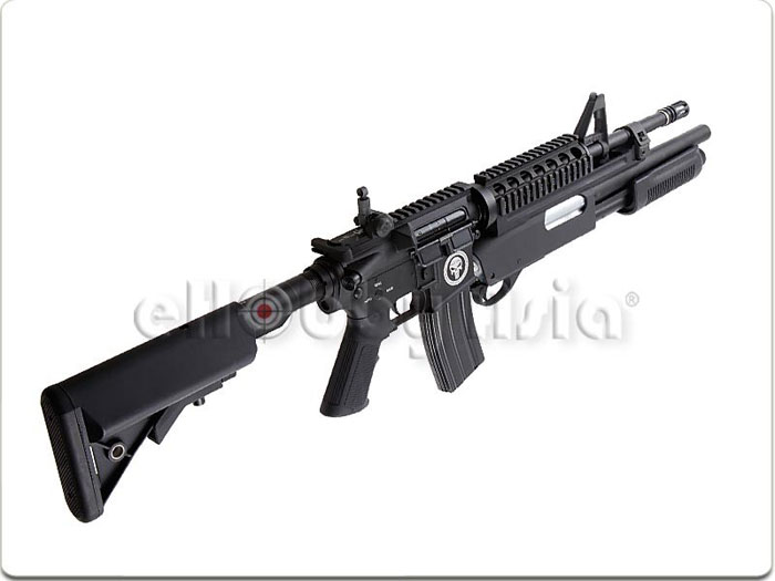 G&P M4 RAS AEG w/ Masterkey (Skull Frog) | Popular Airsoft