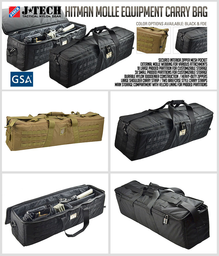 JTech HITMAN Molle Equipment Carry Bag Popular Airsoft To