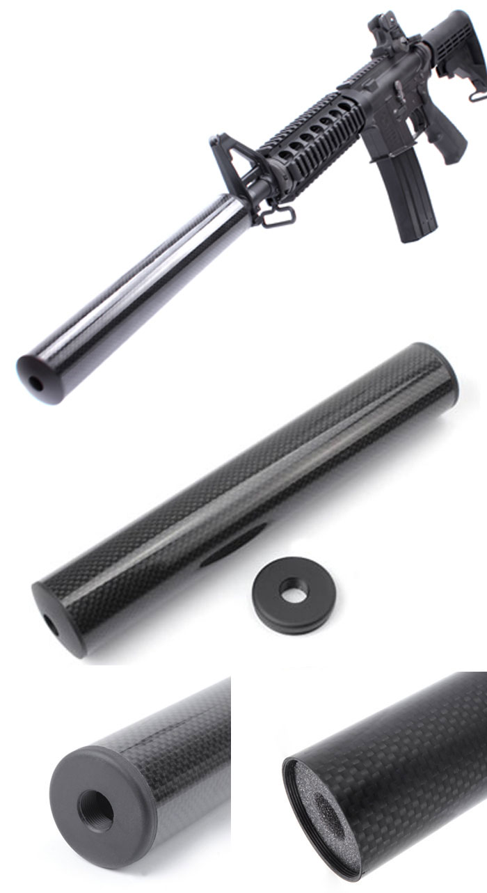 New King Arms Carbon Fiber Silencers | Popular Airsoft: Welcome To The