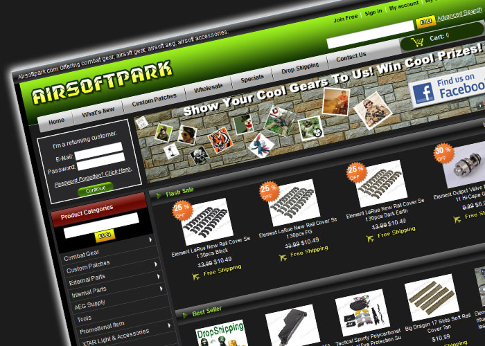 Airsoft Park Just Improved Their site Popular Airsoft