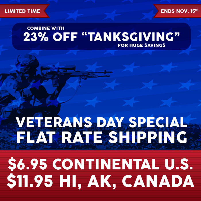 ASGI Veteran's Day Flat Rate Shipping | Popular Airsoft: Welcome To The ...