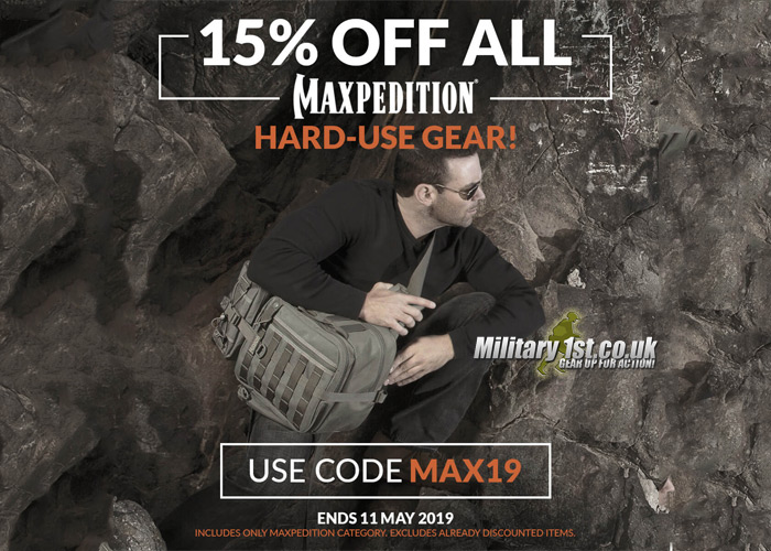 15% Off Maxpedition Gear At Military 1st