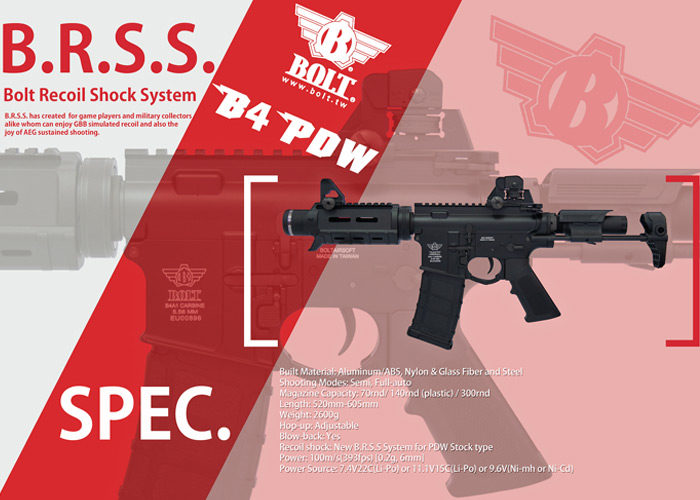 BOLT B4 PDW B.R.S.S. AEG