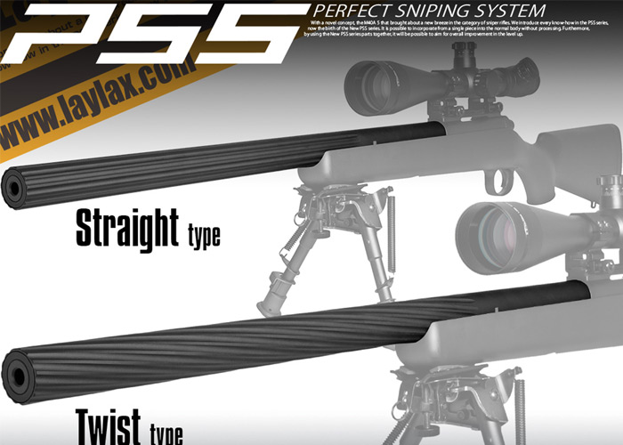 PSS Fluted Outer Barrel For Tokyo Marui VSR10 Series Popular Airsoft