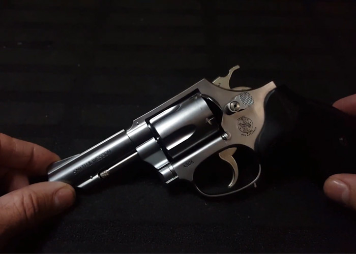 Marushin S&W M60 Chief Special X Cartridge Silver Wood grip