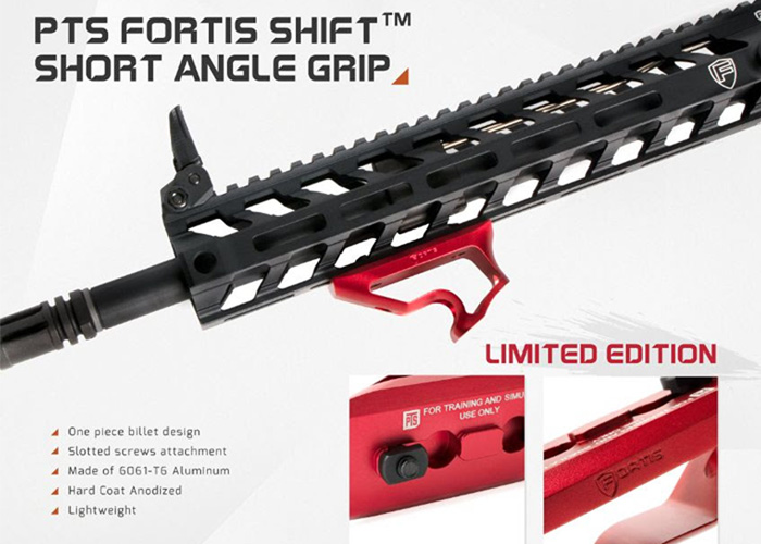 PTS Fortis Shift Short Angle Grip M-LOK