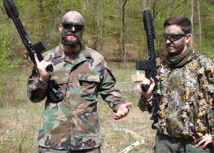 Sniper AS SAI GRY AR-15 In An Airsoft Duel