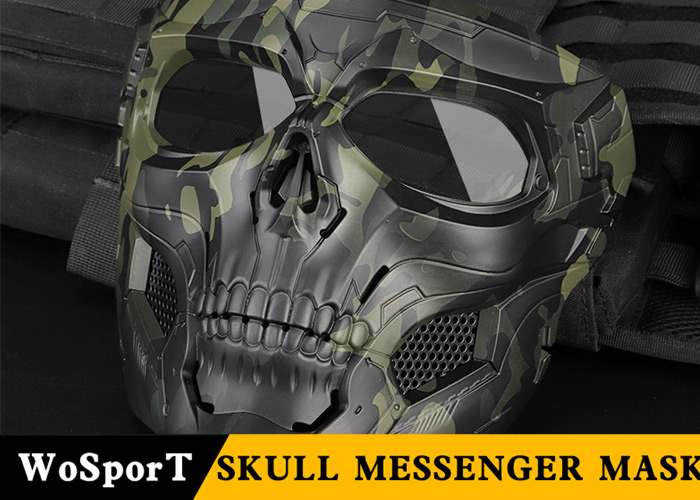 New Skull Messenger Mask From WoSport Popular Airsoft To The Airsoft World