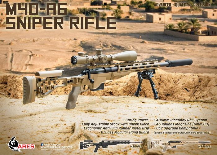 ARES Airsoft M40A6 Sniper Rifle Popular Airsoft To The