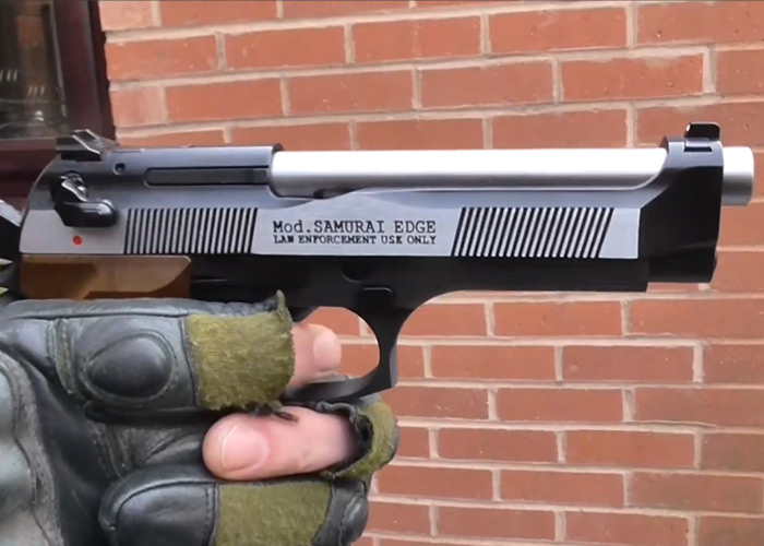 Burntwolf Airsoft WE Samurai Edge GBB Pistol Review