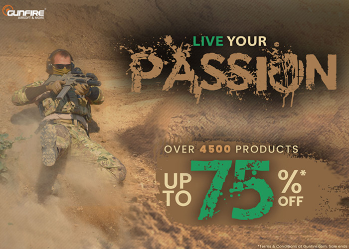 Gunfire Live Your Passion Sale 2019