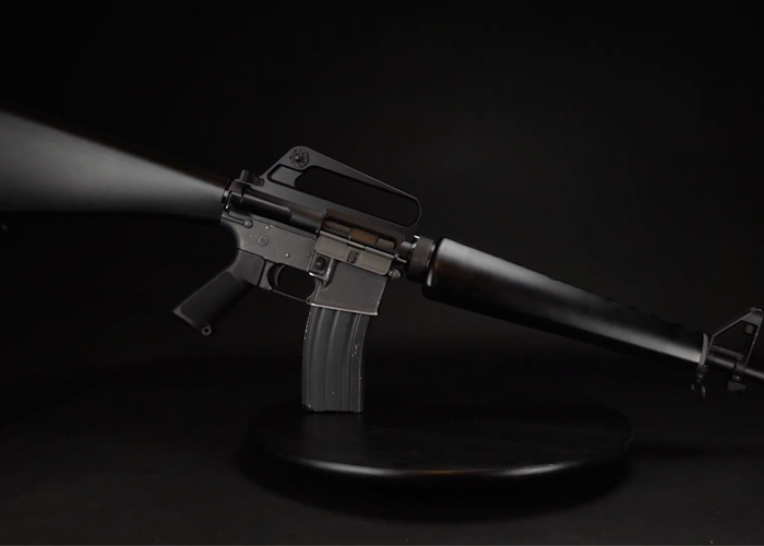 Special Weapons and Plastic Real Steel Lower On WE M16A1 GBB Mod