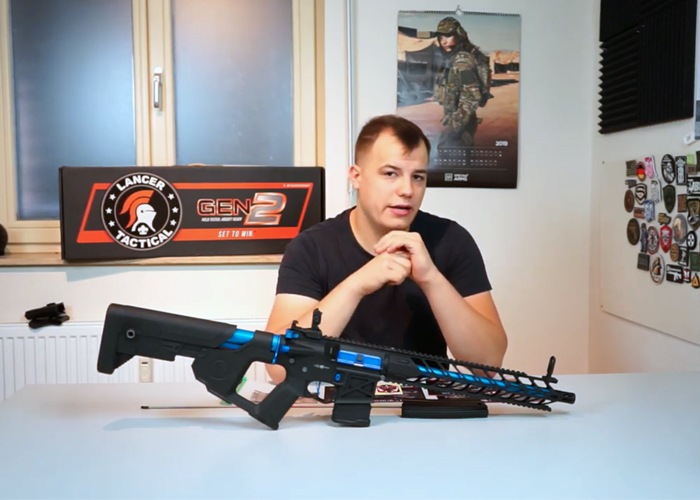 Lancer Tactical Enforcer Skeleton AEG Review