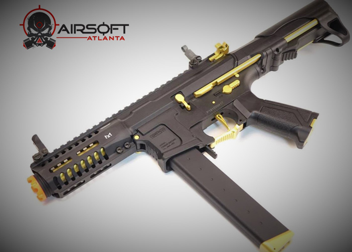 Airsoft Atlanta: G&G CM16 ARP9 Gold
