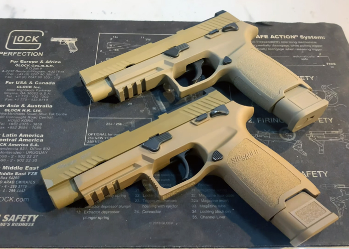 AMG Jay Sig Sauer ProForce M17 vs F17 GBB