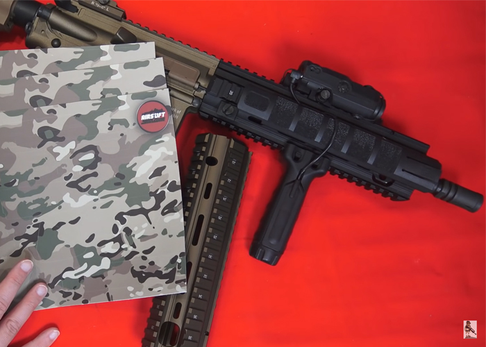 Airsoft Skin Zone Kit Camo HK416A5/HK416F Popular Airsoft To