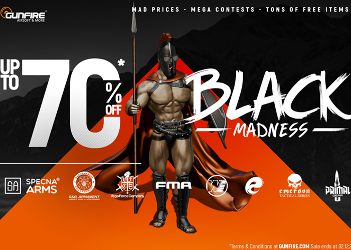 Gunfire Black Madness Sale 2019