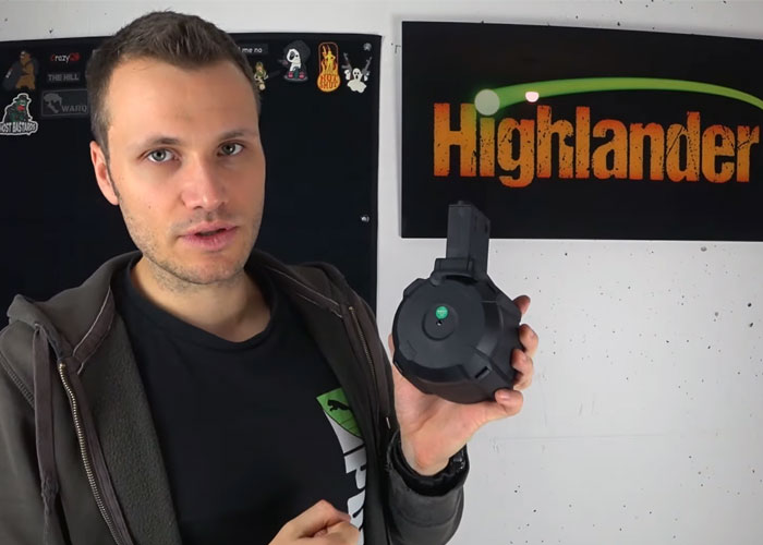 Highlander: 1200 Drum Mag From Battleaxe 