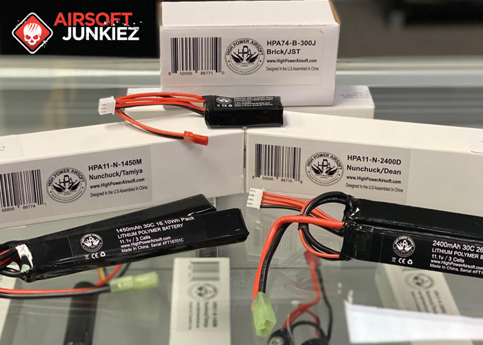 Airsoftjunkiez HPA Lipo Batteries