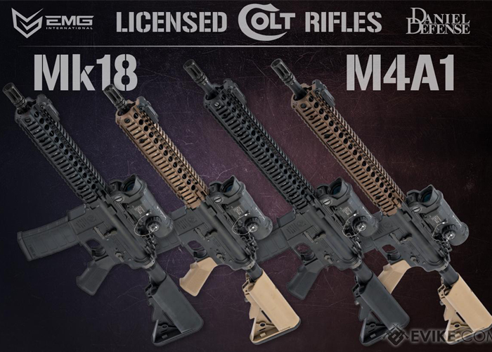 Evike.com EMG Colt Daniel Defense M4A1 & MK18 MOD1