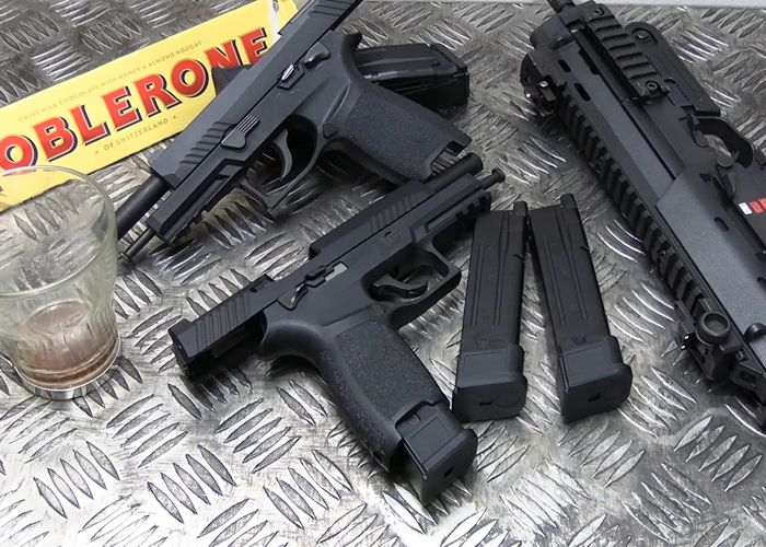 Badabing Pictures Upgraded Asia Electric Gun F17 GBB Pistol