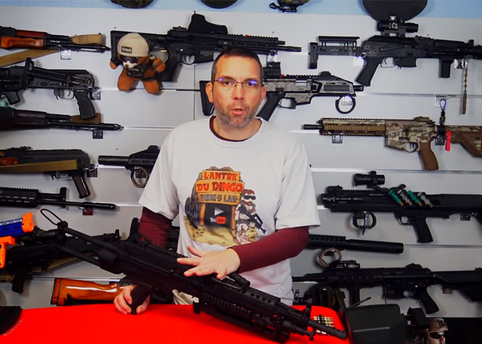 L'Antre du Dingo Cybergun Lightweight Nylon Minimi Shooting Test