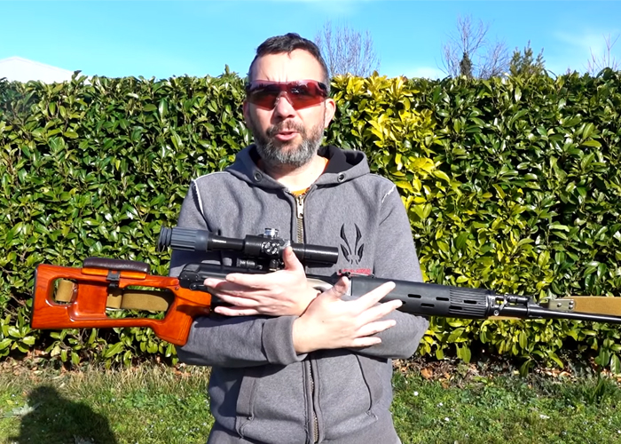 L'Antre du Dingo PolarStar Airsoft F2 Offset On Real Sword SVD