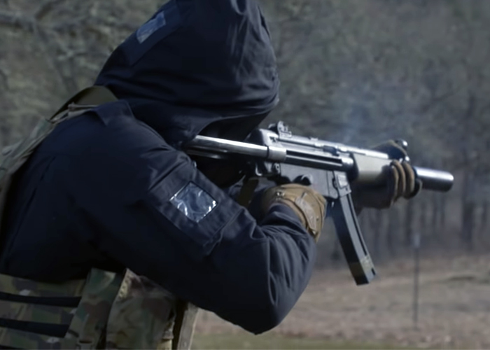 Garand Thumb With Heckler & Koch SP5 Popular Airsoft To The