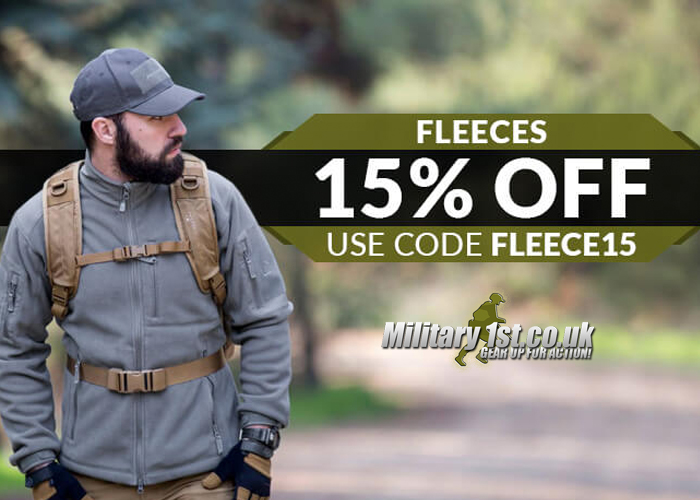 15% Off On Fleeces At Military 1st | Popular Airsoft: Welcome To The ...
