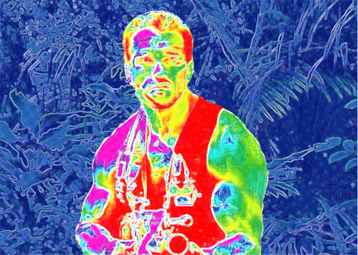 Schwarzenegger in "Predator" Movie