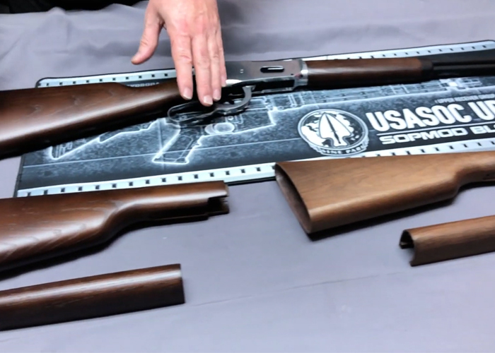 AST: A-PLUS SEN Umarex Winchester M1894 Wood stock Kit