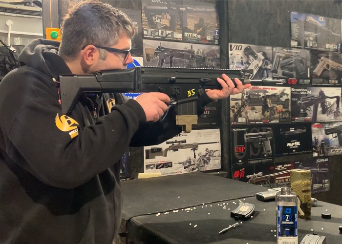 Eagle6 Airsoft: Upgraded TM SCAR-H NGRS Test