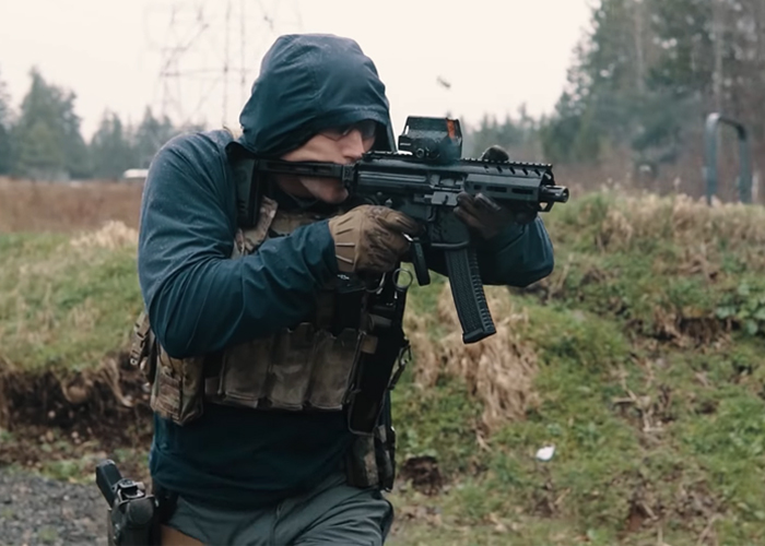 Garand Thumb With The SIG MPX 9mm