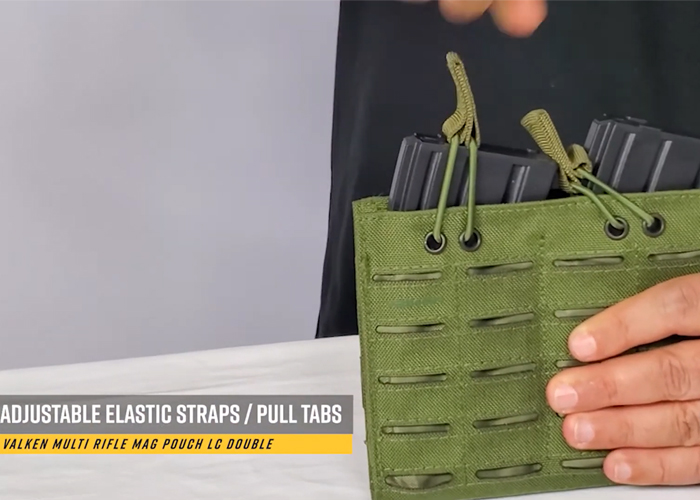 Valken Multi Rifle Double Magazine Pouch LC