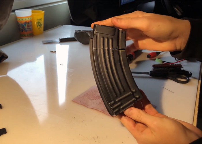 Turning A HighCapacity Magazine Into A Midcap Popular Airsoft To The Airsoft World