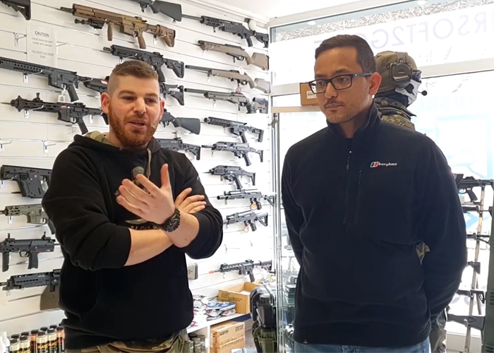 Gunmatic Visits The Airsoft2Go Shop