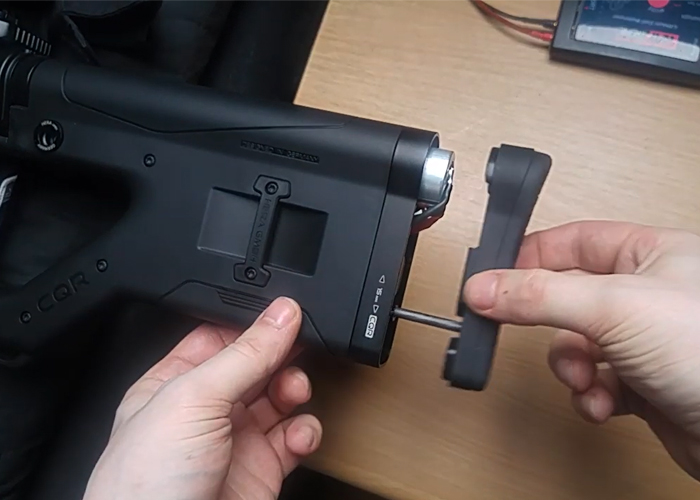 Max Rainwell: ASG-ICS Hera Arms CQR Stock Toolless Quick Battery Change Mod