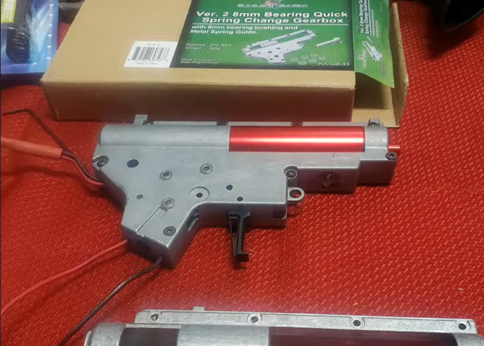 Airsoft ᗰᗩᖇᔕᕼᗰEᒪᒪOᗯ Kings Arms Quick Change Spring AEG Gearbox Build