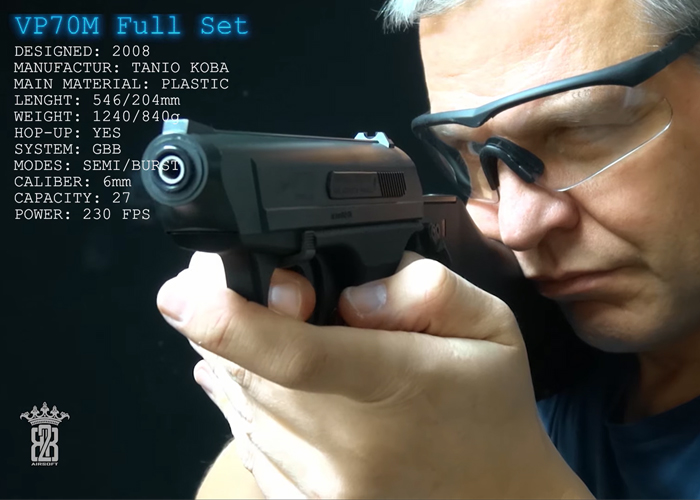 BB2K Airsoft: Tanio Koba VP70M "Gun In 60 Seconds"