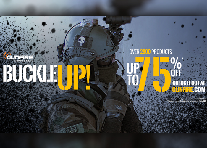 Gunfire Buckle Up Sale 2020